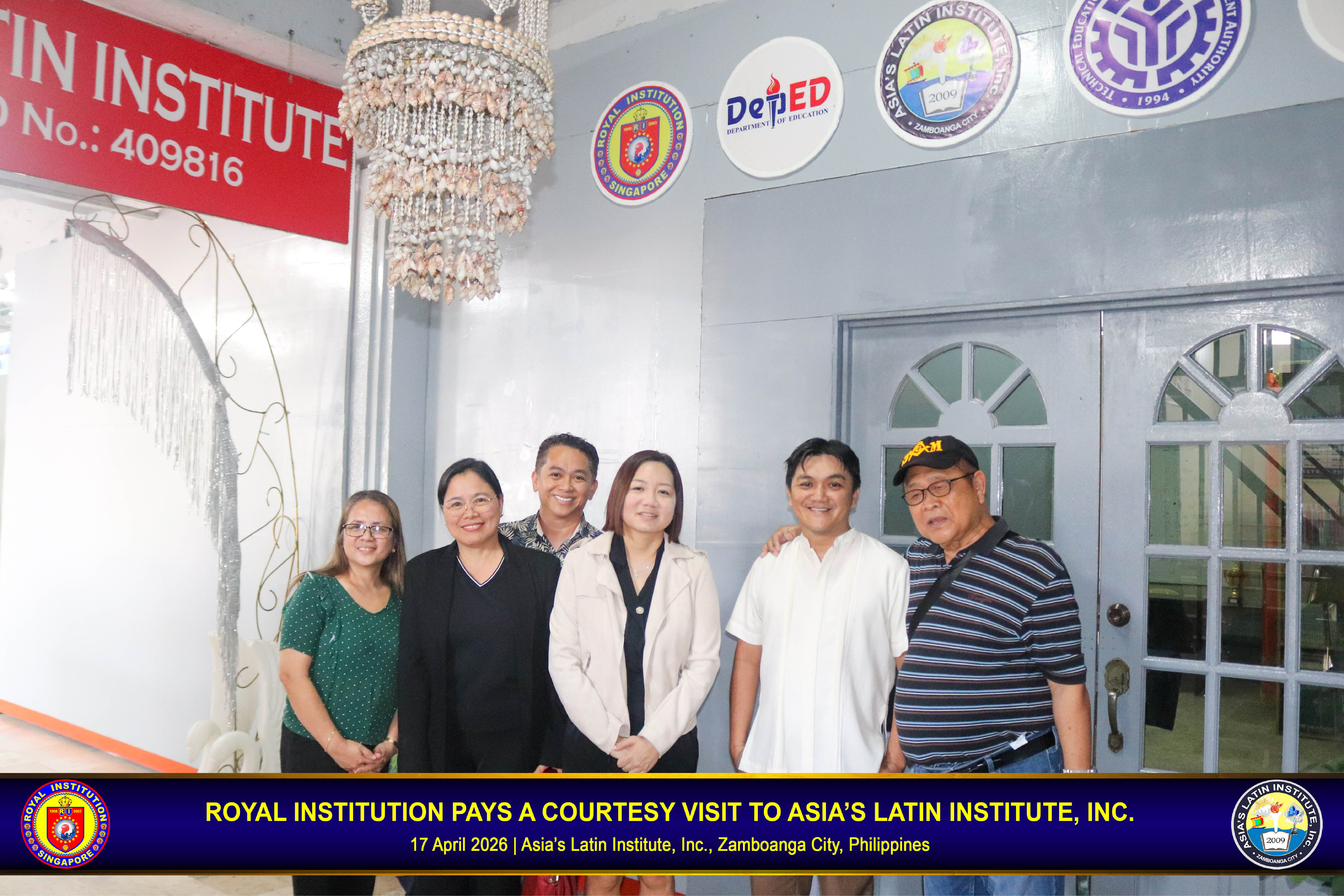 ROYAL INSTITUTION PAYS A COURTESY VISIT TO ASIA